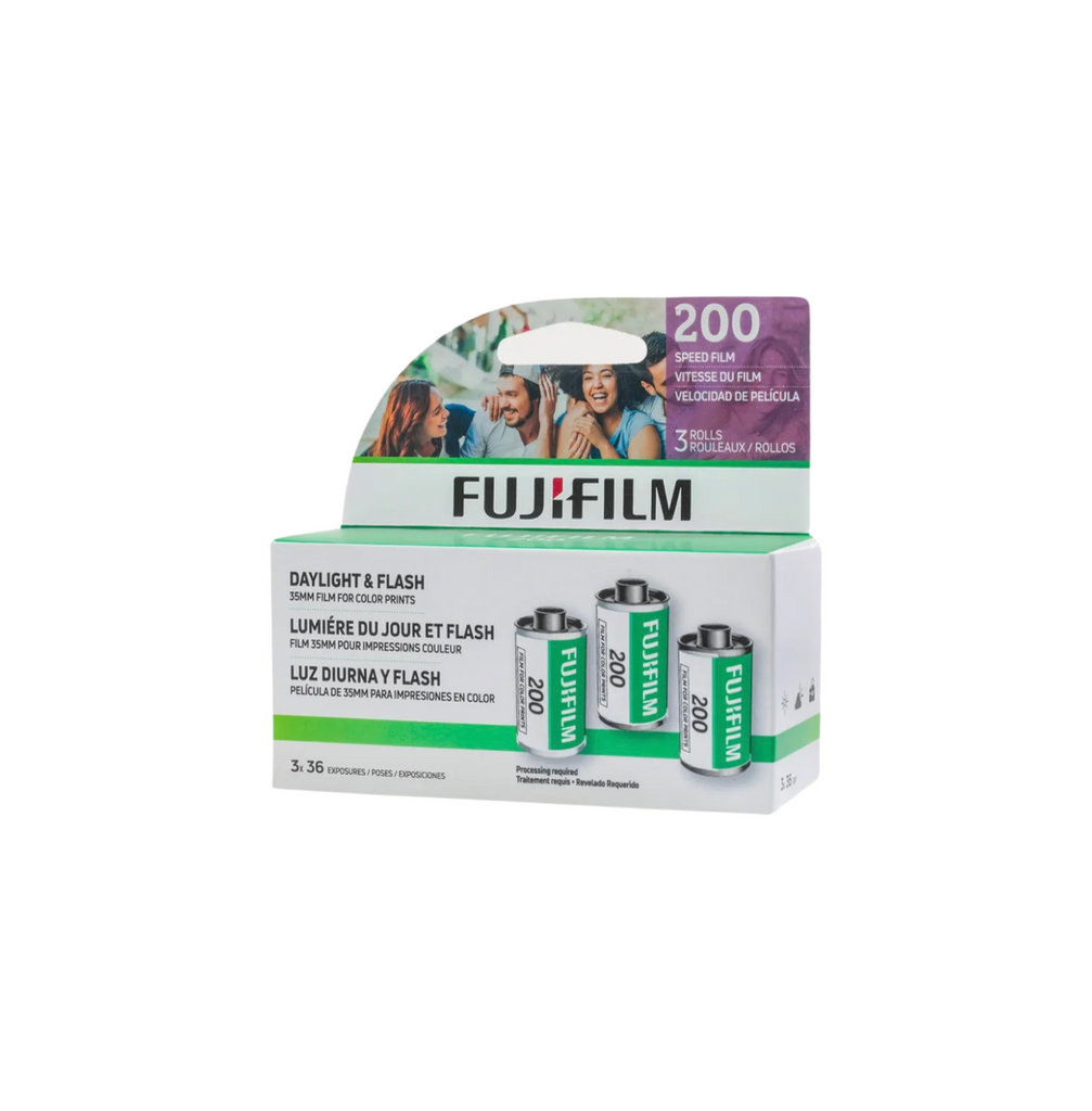 Fujifilm Fujicolor 200 Color Negative 35mm Film (3 Pack)